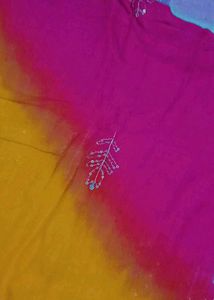 3 Shades Rajputi Cotton Odhna With Sitara Work
