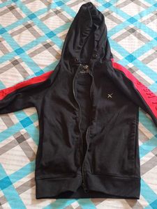 Beautiful Red And Black Winter Jacket