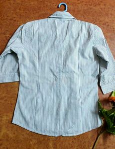 Striped Button-Down Formal Shirt