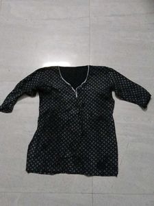 New Rayon Embroidery Work Top And Short-Kurti For