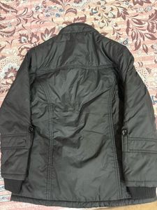 Women's black puffer jacket