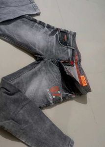 Gray Denim Jeans