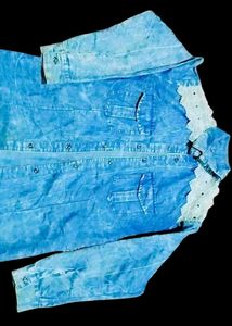 Denim Shirt with Lace