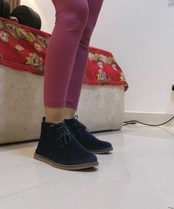 Stylish Blue Ankle Boots