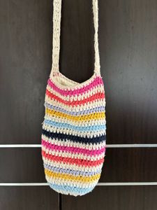 Striped Sling Bag