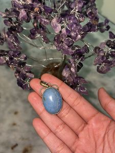Cute Blue Aquamarine Pendant