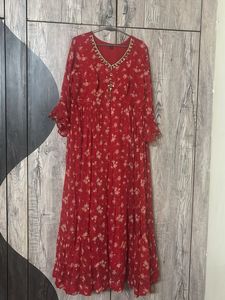 Party Wear Long Gown Or Kurti