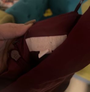 Forever New Satin Burgundy Gown