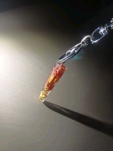 Hand made Floral Resin Keychain