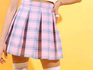 Mini Gathered Or Pleated Flared Skirt