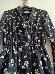 Floral Korean Midi Dress