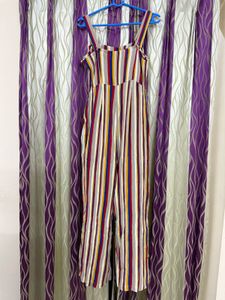 Westside Multicolour Striped Jumpsuit
