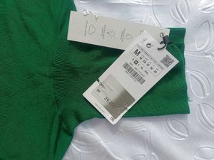 Zara Green Turtleneck Sweater