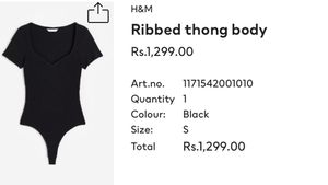Ribbed Bodysuit