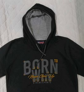 Born To Win Black Hoodie