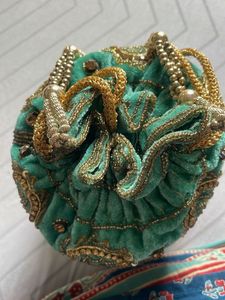 Embroidered Potli Bag