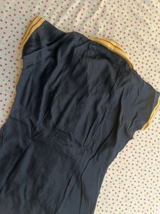 L Size Navy Blue Shirt For Women