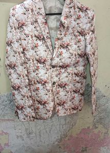 Floral Print Men's Jacket