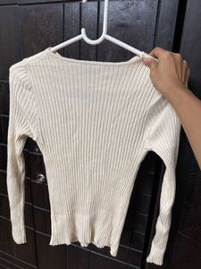 Criss Cross Knit Top