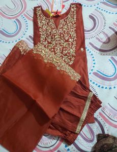 Indo Era Kurta With Trouser And Dupatta