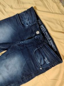 Classic Dark Wash Denim Jeans