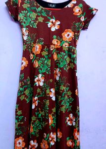 Floral Print Midi Dress