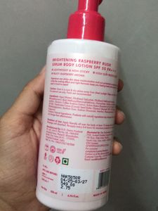 mCaffeine Raspberry Body Lotion