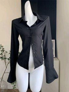Fitted Button Up Blouse