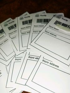 15 PIC PRINTED SHIPPING LABELS