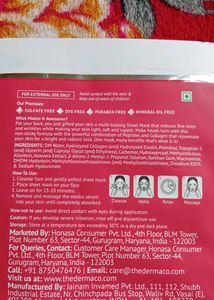 1% Collagen + Peptides Sheet Mask