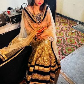 Fully Heavy fish Cut  Wedding Lhenga