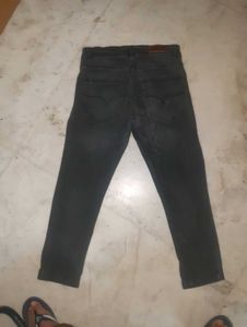 Charcoal colored denim