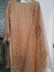 Beautiful Pakistani  High Low dress  3pc