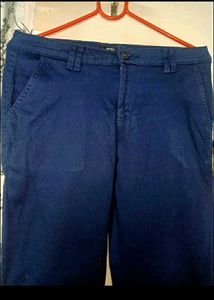 Women&#39;s MAX Navy Blue Trouser
