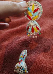 Multi Colour Jhumki