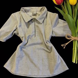 Gray Knit Top