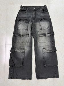 Gray Cargo Jeans🥰 ( no flaw )