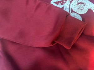 OVERSIZED SAVANA CHERRY RED SWEATSHIRT