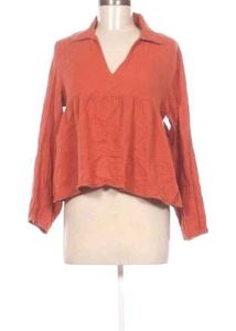 SHEIN Orange Long Sleeve Top