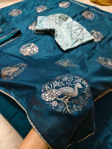 Gotta Patti Blouse An Beautiful Saree Available