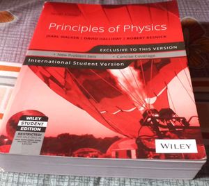 Principles of Physics Book, HALLIDAY RESNICK