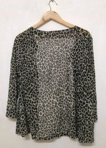 Trendy New Leopard Print Cover-Up