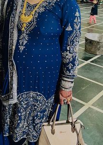 Heavy Embroidery Suit Salwar With Dupatta.