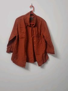 Rust Orange Shirt