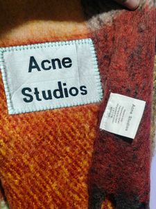 ACNE Studios Plaid Wool Scarf