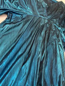 Shimmering Teal Party Dress