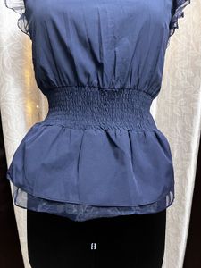 Navy Blue Designer Top