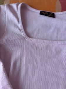 Cute White Square Neck Fitted Crop Top