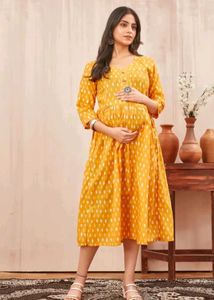 Yellow Maternity Dress