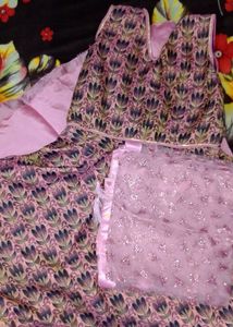 Anarkali Style Dress With Skirt Plazo 😍